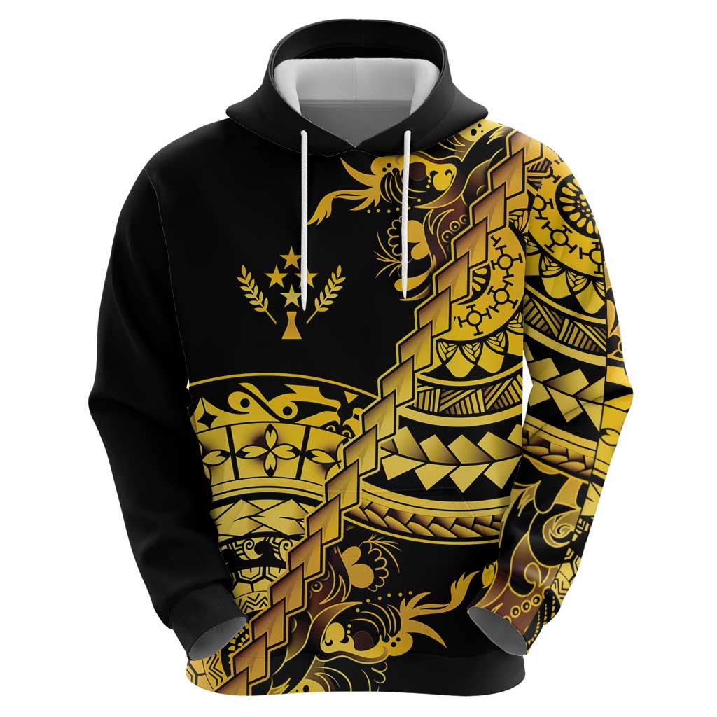 Kosrae Liberation Day Zip Hoodie Polynesian Floral Tattoo - Polynesian Pride