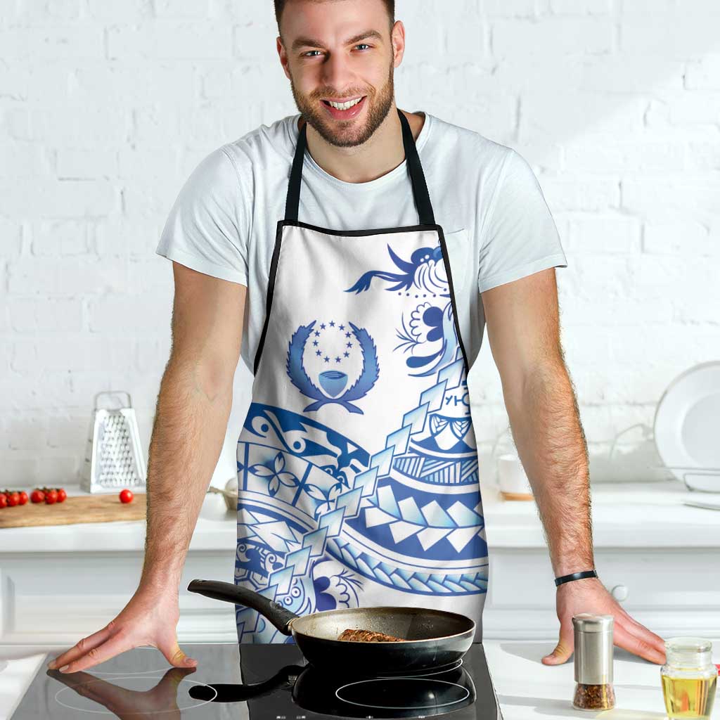 Pohnpei Liberation Day Apron Polynesian Floral Tattoo - Polynesian Pride