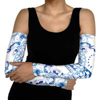 Pohnpei Liberation Day Arm Sleeves Polynesian Floral Tattoo - Polynesian Pride