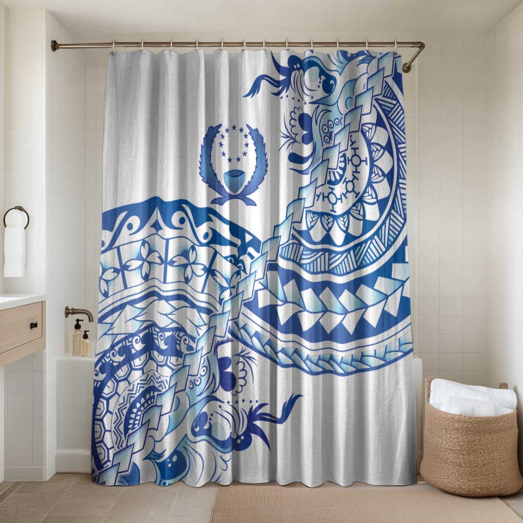 Pohnpei Liberation Day Bathroom Set Polynesian Floral Tattoo - Polynesian Pride