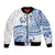 Pohnpei Liberation Day Bomber Jacket Polynesian Floral Tattoo - Polynesian Pride