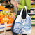 Pohnpei Liberation Day Grocery Bag Polynesian Floral Tattoo - Polynesian Pride