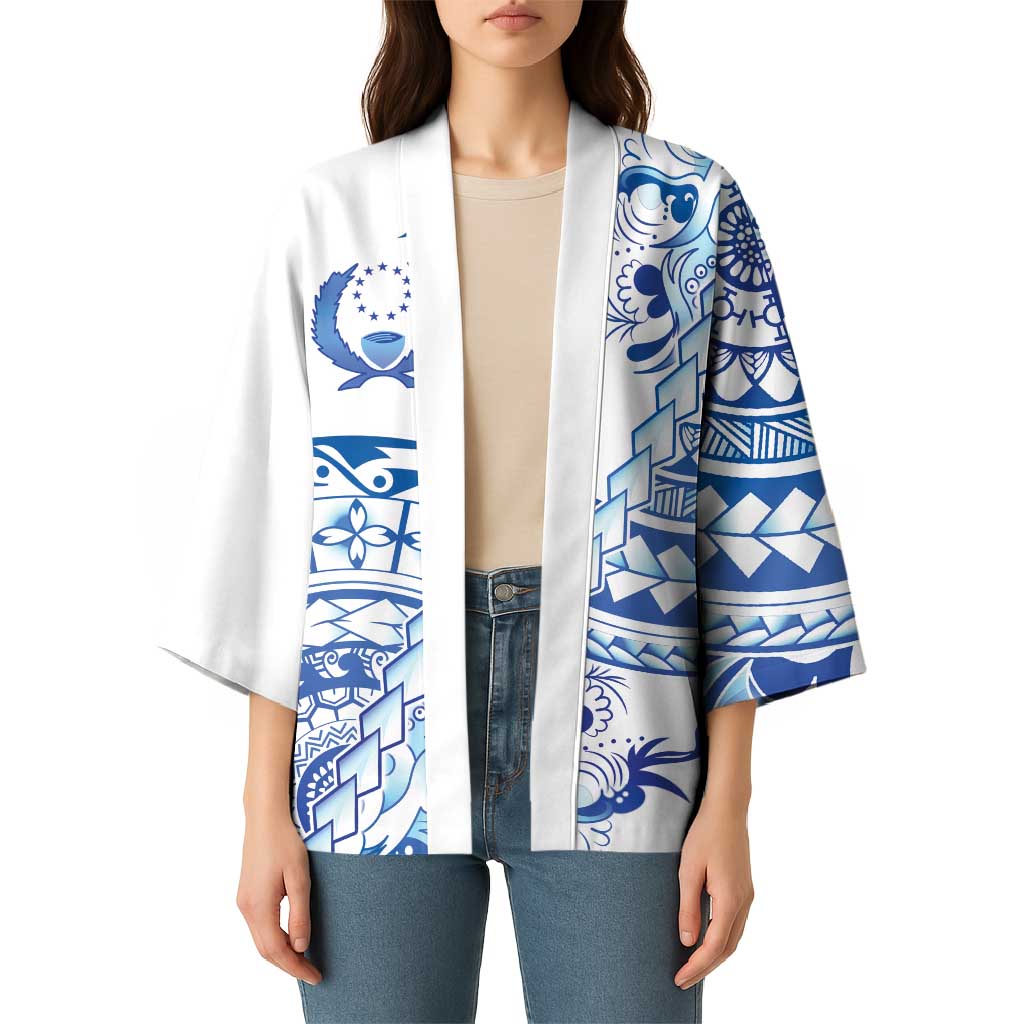 Pohnpei Liberation Day Kimono Polynesian Floral Tattoo - Polynesian Pride