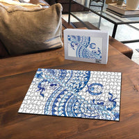 Pohnpei Liberation Day Puzzle Polynesian Floral Tattoo - Polynesian Pride