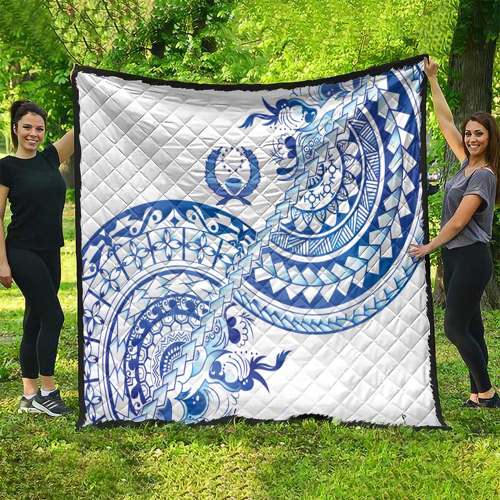 Pohnpei Liberation Day Quilt Polynesian Floral Tattoo - Polynesian Pride