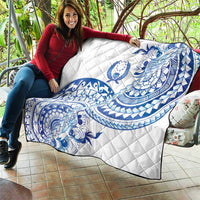 Pohnpei Liberation Day Quilt Polynesian Floral Tattoo - Polynesian Pride