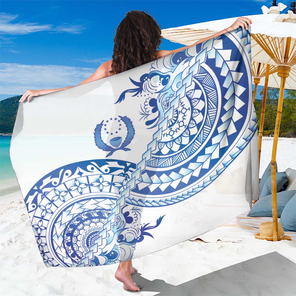 Pohnpei Liberation Day Sarong Polynesian Floral Tattoo - Polynesian Pride