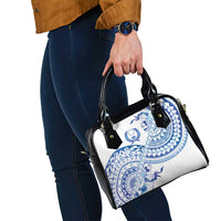 Pohnpei Liberation Day Shoulder Handbag Polynesian Floral Tattoo - Polynesian Pride