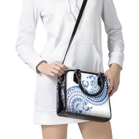 Pohnpei Liberation Day Shoulder Handbag Polynesian Floral Tattoo - Polynesian Pride