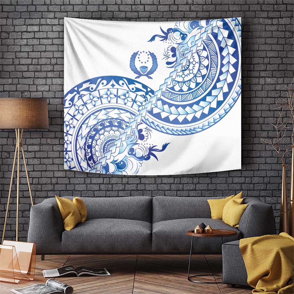 Pohnpei Liberation Day Tapestry Polynesian Floral Tattoo - Polynesian Pride