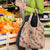 Hawaii Brown Hibiscus Pikake Lei Grocery Bag - Polynesian Pride