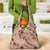 Hawaii Brown Hibiscus Pikake Lei Grocery Bag - Polynesian Pride