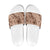 Hawaii Brown Hibiscus Pikake Lei Slide Sandals - Polynesian Pride
