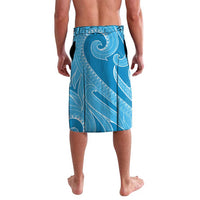 Hawaii Blue Hibiscus Pikake Lei Lavalava - Polynesian Pride