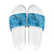 Hawaii Blue Hibiscus Pikake Lei Slide Sandals - Polynesian Pride