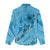 Hawaii Blue Hibiscus Pikake Lei Women Casual Shirt - Polynesian Pride