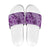 Hawaii Violet Hibiscus Pikake Lei Slide Sandals - Polynesian Pride