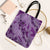 Hawaii Violet Hibiscus Pikake Lei Tote Bag - Polynesian Pride