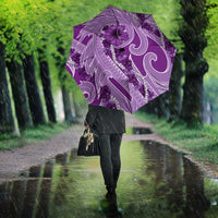 Hawaii Violet Hibiscus Pikake Lei Umbrella - Polynesian Pride