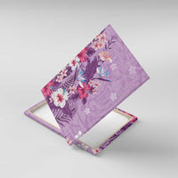 Hawaii Tropical Flowers Canvas Wall Art Polynesian Tattoo Lavender