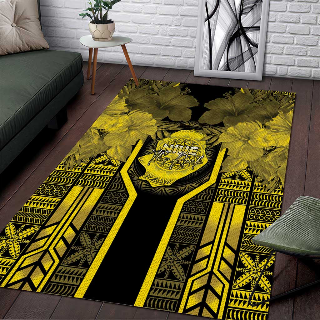 Niue The Rock Area Rug The Island Of The Uga - Polynesian Pride