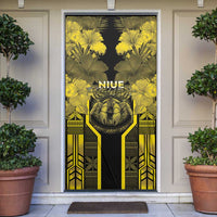 Niue The Rock Door Cover The Island Of The Uga LT05 Black - Polynesian Pride
