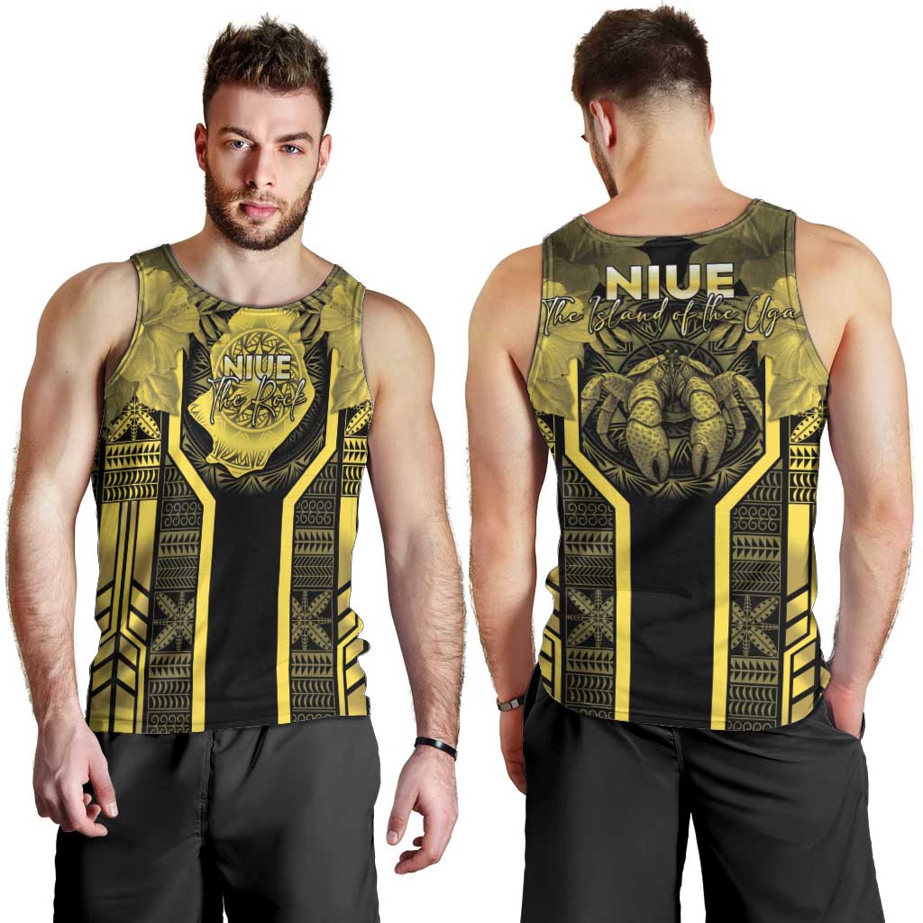 Niue The Rock Men Tank Top The Island Of The Uga - Polynesian Pride