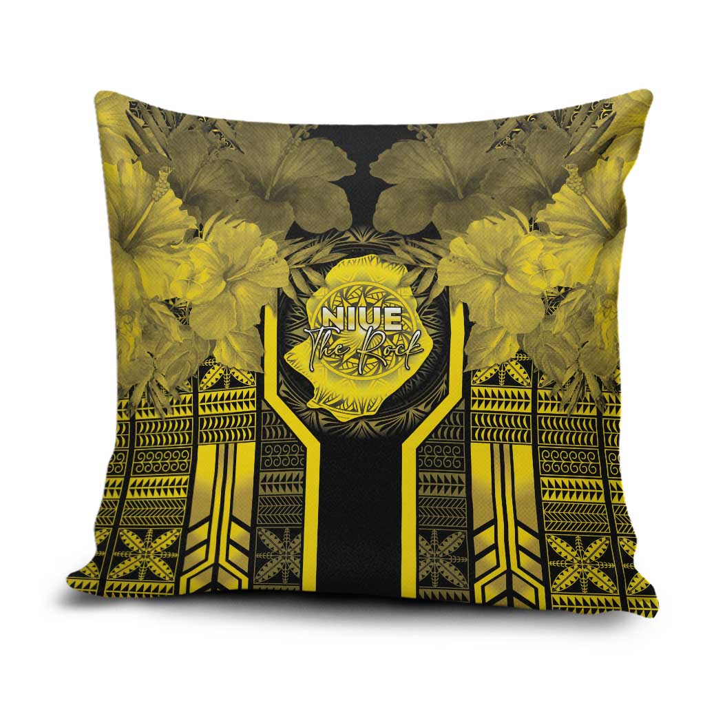 Niue The Rock Pillow Cover The Island Of The Uga LT05 Black - Polynesian Pride
