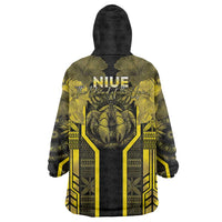 Niue The Rock Wearable Blanket Hoodie The Island Of The Uga - Polynesian Pride
