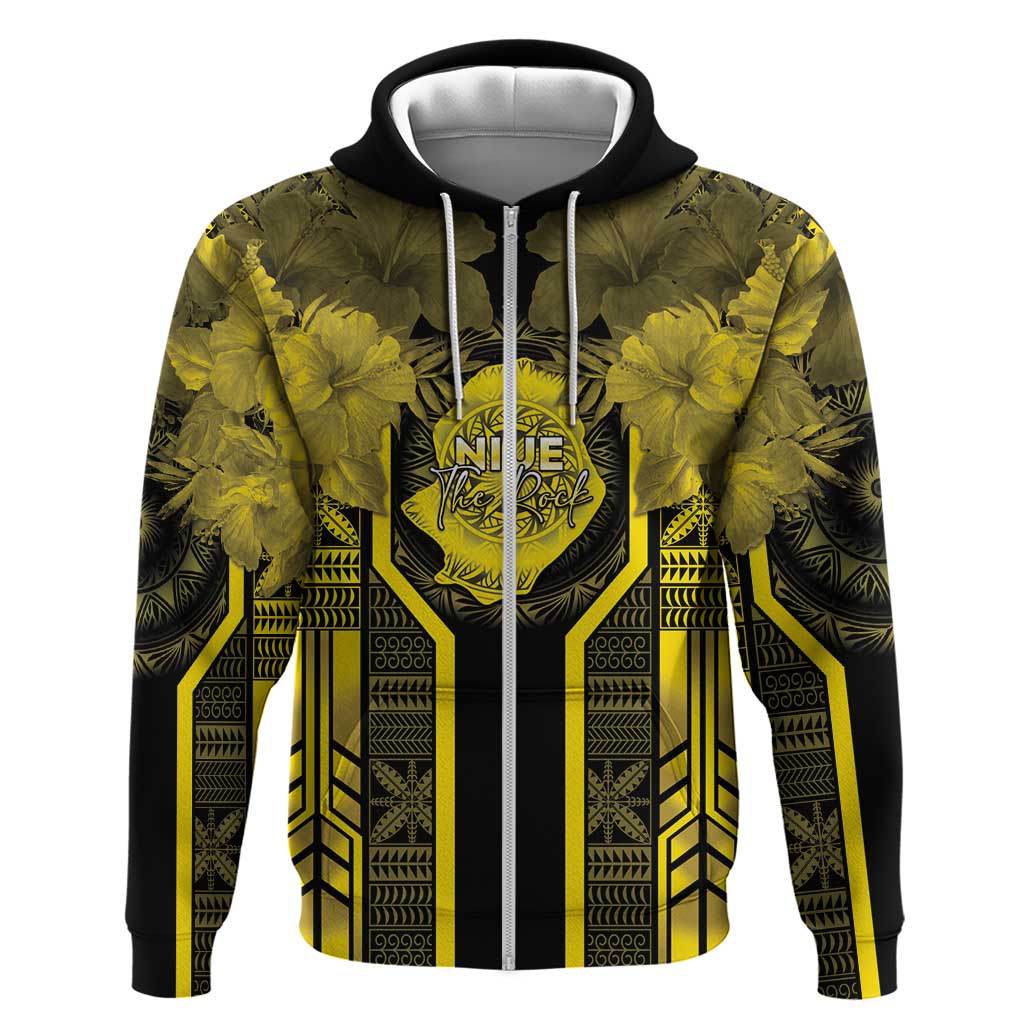 Niue The Rock Zip Hoodie The Island Of The Uga - Polynesian Pride