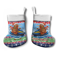 New Zealand Christmas Stocking Funny Jet Ride Kiwi Xmas - Polynesian Pride