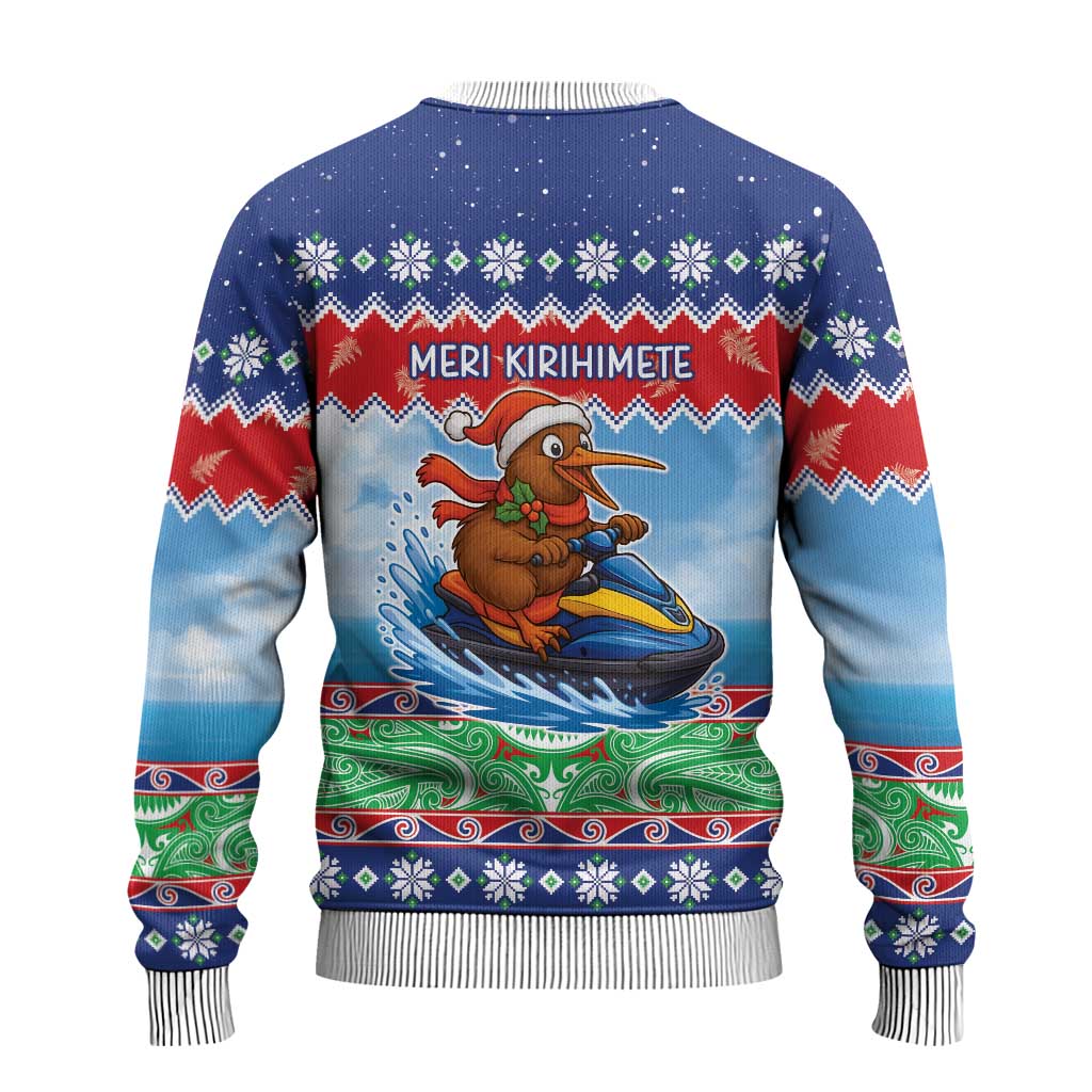 New Zealand Christmas Ugly Christmas Sweater Funny Jet Ride Kiwi Xmas - Polynesian Pride