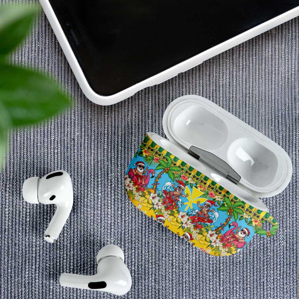 Hawaii Christmas AirPods Case Mele Kalikimaka Tropical Vibes - Polynesian Pride