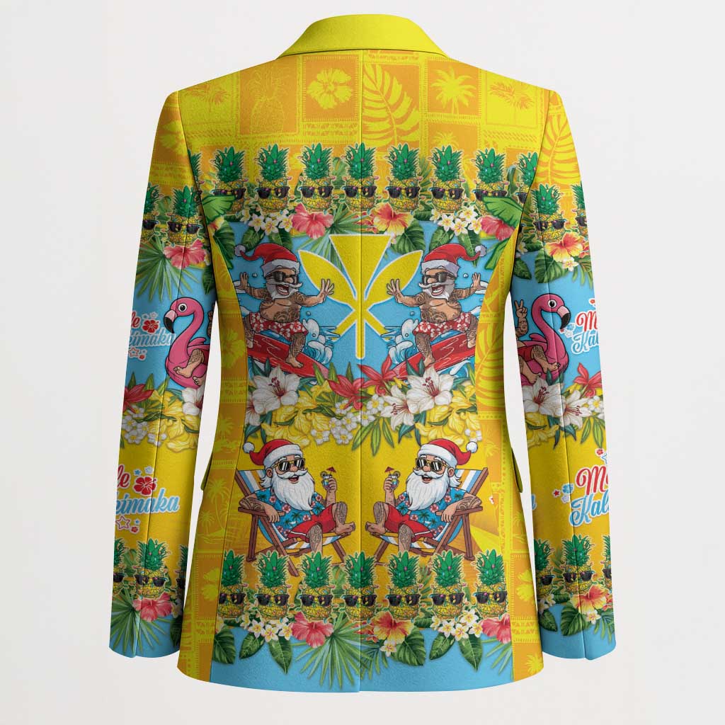 Hawaii Christmas Blazer Mele Kalikimaka Tropical Vibes - Polynesian Pride