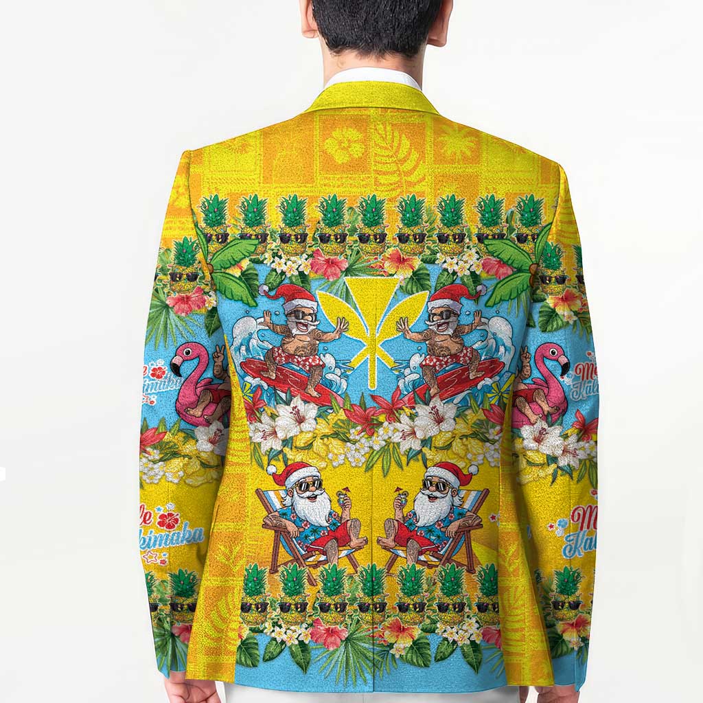 Hawaii Christmas Blazer Mele Kalikimaka Tropical Vibes - Polynesian Pride