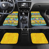 Hawaii Christmas Car Mats Mele Kalikimaka Tropical Vibes - Polynesian Pride