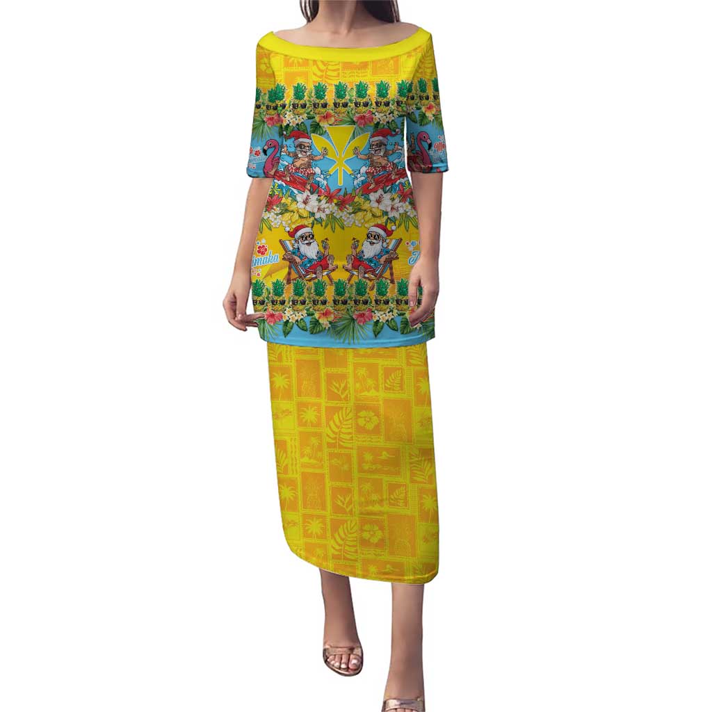 Hawaii Christmas Puletasi Mele Kalikimaka Tropical Vibes - Polynesian Pride