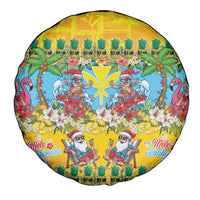 Hawaii Christmas Spare Tire Cover Mele Kalikimaka Tropical Vibes - Polynesian Pride