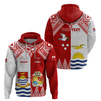 Personalised Tonga And Kiribati Hoodie Coat Of Arms Polynesian Pattern LT05 - Polynesian Pride
