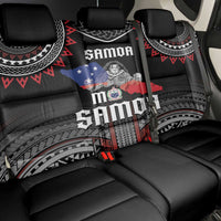 Samoa Black Saturday Back Car Seat Cover Samoan Warrior Tribal Pattern