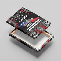 Samoa Black Saturday Canvas Wall Art Samoan Warrior Tribal Pattern