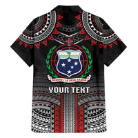 Personalised Samoa Black Saturday Family Matching Puletasi and Hawaiian Shirt Samoan Warrior Tribal Pattern