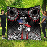 Samoa Black Saturday Quilt Samoan Warrior Tribal Pattern LT05 - Polynesian Pride