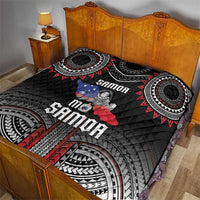 Samoa Black Saturday Quilt Samoan Warrior Tribal Pattern LT05 - Polynesian Pride