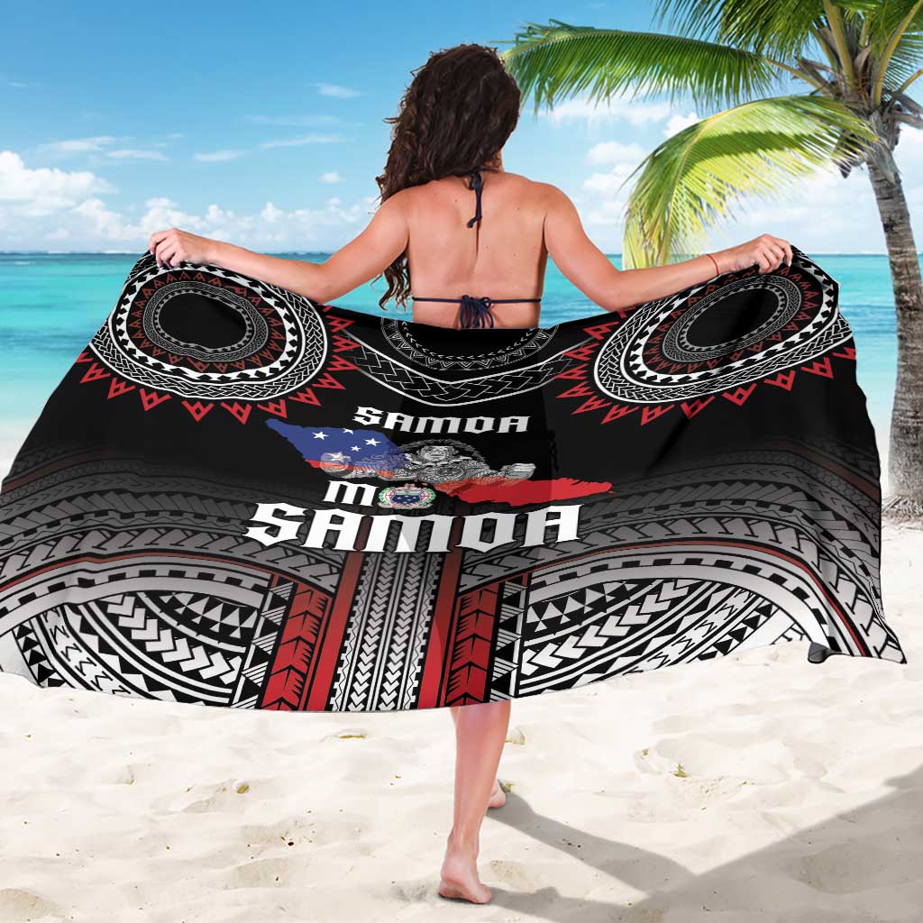 Samoa Black Saturday Sarong Samoan Warrior Tribal Pattern