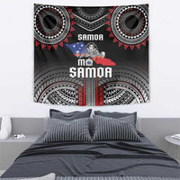Samoa Black Saturday Tapestry Samoan Warrior Tribal Pattern LT05 - Polynesian Pride