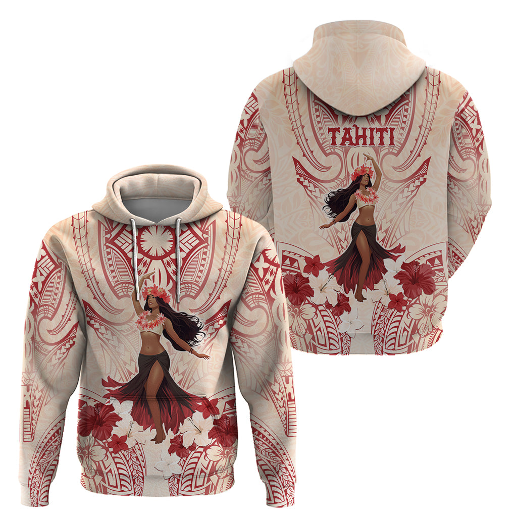 Tahiti Women's Day Hoodie With Polynesian Pattern LT05 - Polynesian Pride
