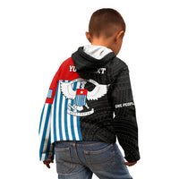 Personalised West Papua Kid Hoodie Polynesian Pattern With Coat Of Arms LT05 - Polynesian Pride