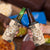 Samoa Siapo Pattern With Beige Hibiscus 4 in 1 Can Cooler Tumbler