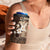 Samoa Siapo Pattern With Brown Hibiscus 4 in 1 Can Cooler Tumbler
